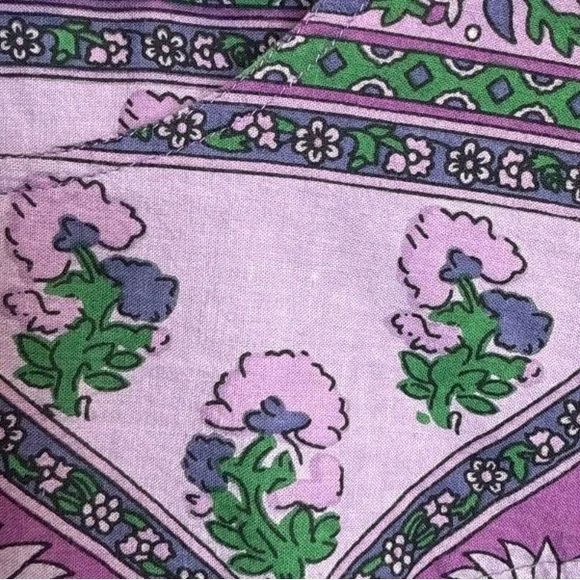 Purple block print shirt - Picture 8 of 12